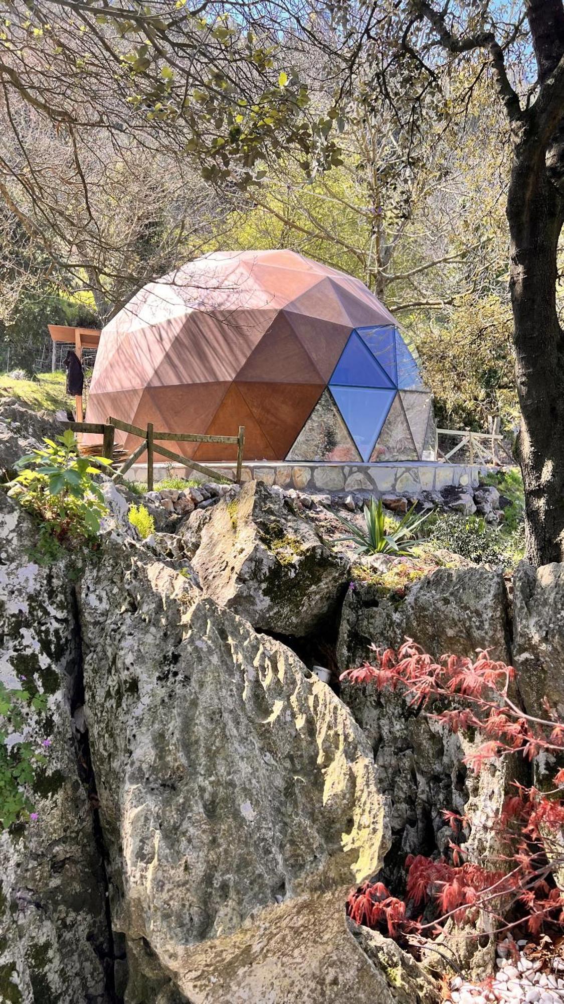 Domocantabria, Cupula Experiencias Sobremazas Exteriér fotografie
